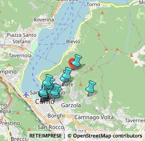 Mappa Via Giacomo Scalini, 22034 Brunate CO, Italia (1.80133)