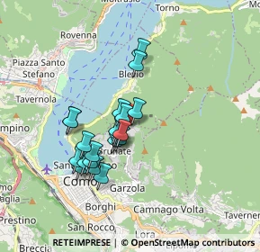 Mappa Via Giacomo Scalini, 22034 Brunate CO, Italia (1.4125)