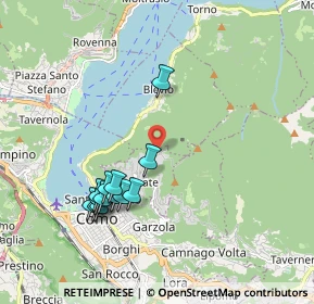 Mappa Via Giacomo Scalini, 22034 Brunate CO, Italia (1.88154)