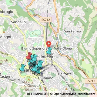Mappa Via Misurina, 21100 Varese VA, Italia (1.13882)
