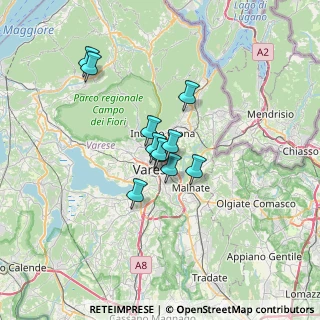Mappa Via Misurina, 21100 Varese VA, Italia (4.39182)