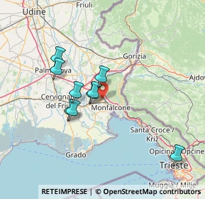 Mappa 34077 Ronchi dei Legionari GO, Italia (59.084)