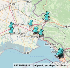 Mappa 34077 Ronchi dei Legionari GO, Italia (18.745)