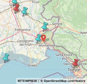 Mappa 34077 Ronchi dei Legionari GO, Italia (38.235)