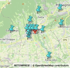 Mappa Via Scalabrini, 31017 Crespano del Grappa TV, Italia (1.53786)