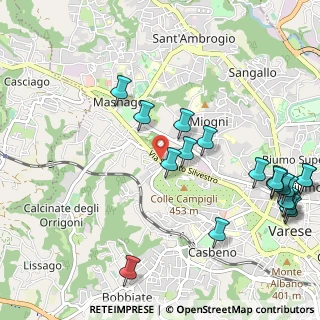Mappa Sanvito, 21100 Varese VA, Italia (1.334)