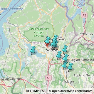 Mappa Sanvito, 21100 Varese VA, Italia (5.41273)