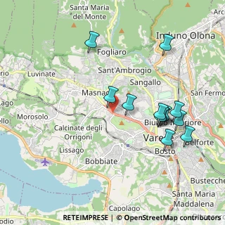 Mappa Sanvito, 21100 Varese VA, Italia (1.96417)