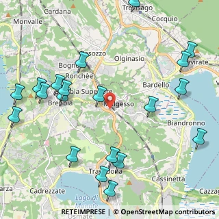 Mappa Via San Michele, 21020 Malgesso VA, Italia (2.712)