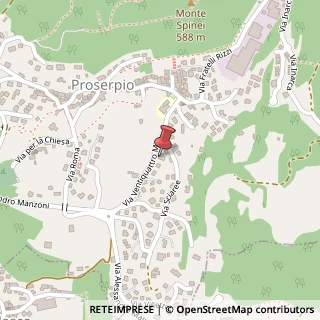 Mappa Via XXIV Maggio, 13, 22030 Proserpio, Como (Lombardia)