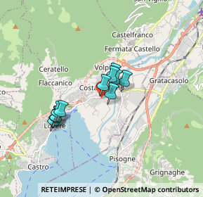 Mappa Piazza Wortley, 24062 Costa Volpino BG, Italia (1.20818)