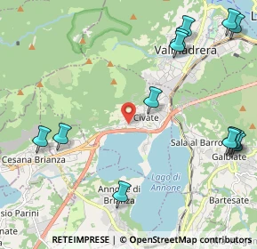 Mappa Via Roncaglio, 23862 Civate LC, Italia (2.81231)