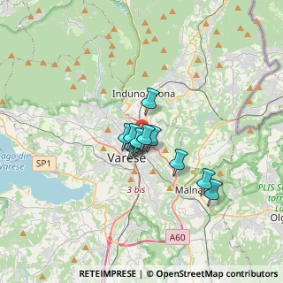 Mappa Via Valstagna, 21100 Varese VA, Italia (2.01091)