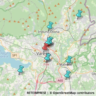 Mappa Via Valstagna, 21100 Varese VA, Italia (3.25)