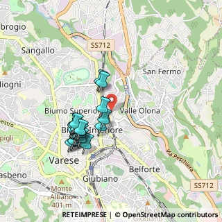 Mappa Via Valstagna, 21100 Varese VA, Italia (0.826)