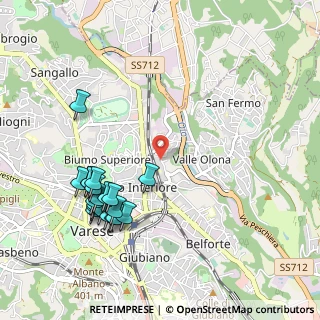 Mappa Via Valstagna, 21100 Varese VA, Italia (1.1235)