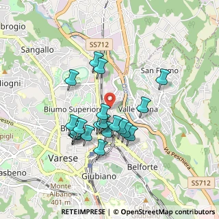 Mappa Via Valstagna, 21100 Varese VA, Italia (0.77)