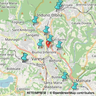 Mappa Via Valstagna, 21100 Varese VA, Italia (2.29818)