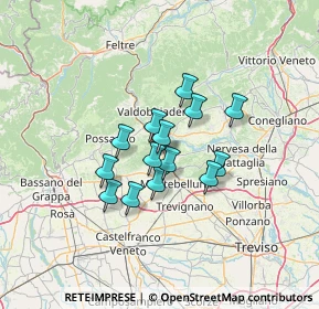 Mappa Via Santa Lucia, 31041 Cornuda TV, Italia (9.20929)