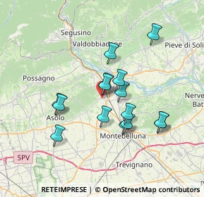 Mappa Via Santa Lucia, 31041 Cornuda TV, Italia (5.98333)