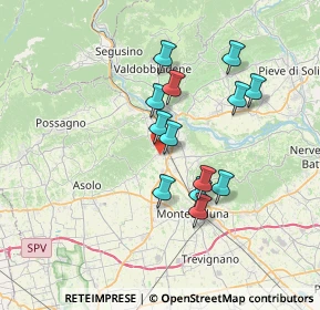 Mappa Via Santa Lucia, 31041 Cornuda TV, Italia (5.95538)