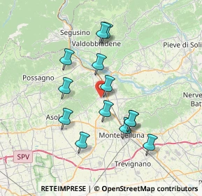 Mappa Via Santa Lucia, 31041 Cornuda TV, Italia (6.57462)