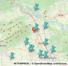 Mappa Via Santa Lucia, 31041 Cornuda TV, Italia (4.53273)
