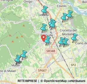 Mappa Via Santa Lucia, 31041 Cornuda TV, Italia (2.01308)