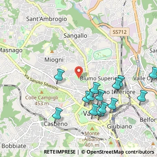 Mappa Via Gorizia, 21100 Varese VA, Italia (1.13786)