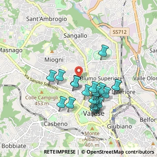 Mappa Via Gorizia, 21100 Varese VA, Italia (0.8385)