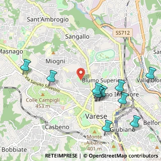Mappa Via Gorizia, 21100 Varese VA, Italia (1.16)
