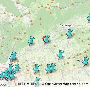 Mappa Via S. Carlo, 31017 Crespano del Grappa TV, Italia (6.72)