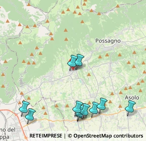 Mappa Via S. Carlo, 31017 Crespano del Grappa TV, Italia (4.98182)