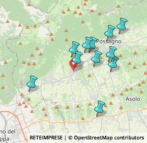 Mappa Via S. Carlo, 31017 Crespano del Grappa TV, Italia (3.43364)