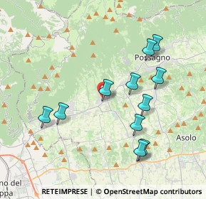 Mappa Via S. Carlo, 31017 Crespano del Grappa TV, Italia (3.79091)