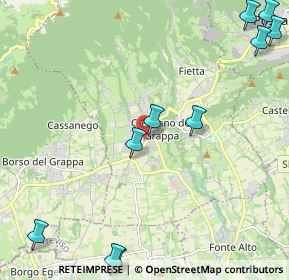 Mappa Via S. Carlo, 31017 Crespano del Grappa TV, Italia (3.22083)