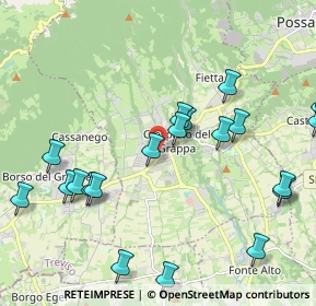 Mappa Via S. Carlo, 31017 Crespano del Grappa TV, Italia (2.39)