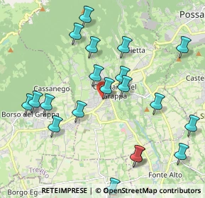 Mappa Via S. Carlo, 31017 Crespano del Grappa TV, Italia (2.211)