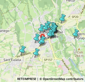 Mappa Via S. Carlo, 31017 Crespano del Grappa TV, Italia (0.5865)