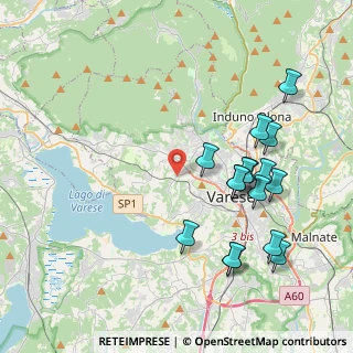 Mappa Via Giulio Giordani, 21100 Varese VA, Italia (4.26875)