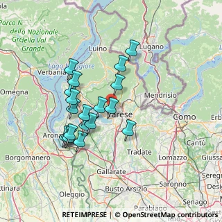Mappa Via Giulio Giordani, 21100 Varese VA, Italia (12.58737)