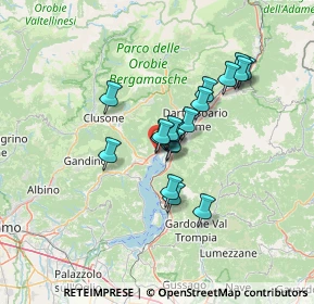 Mappa Via Enrico Fermi, 24062 Costa Volpino BG, Italia (9.87056)