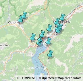 Mappa Via Enrico Fermi, 24062 Costa Volpino BG, Italia (5.60643)