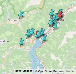 Mappa Via Enrico Fermi, 24062 Costa Volpino BG, Italia (6.8875)