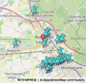 Mappa 34077 Ronchi dei Legionari GO, Italia (2.118)