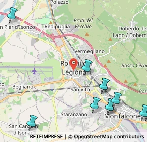 Mappa 34077 Ronchi dei Legionari GO, Italia (2.97)