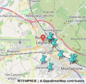 Mappa 34077 Ronchi dei Legionari GO, Italia (2.63182)