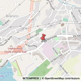 Mappa Via Nazionale, 59, 24062 Costa Volpino, Bergamo (Lombardia)