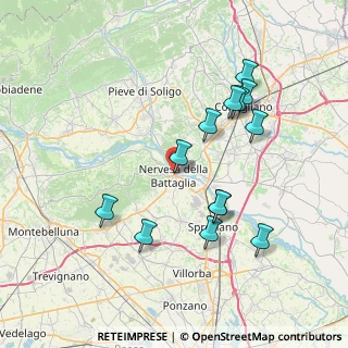 Mappa Via Lungo Piave G. da, 31040 Nervesa della Battaglia TV, Italia (7.40769)