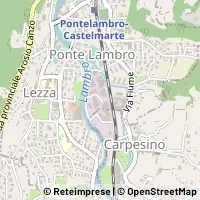 Karte Ponte Lambro